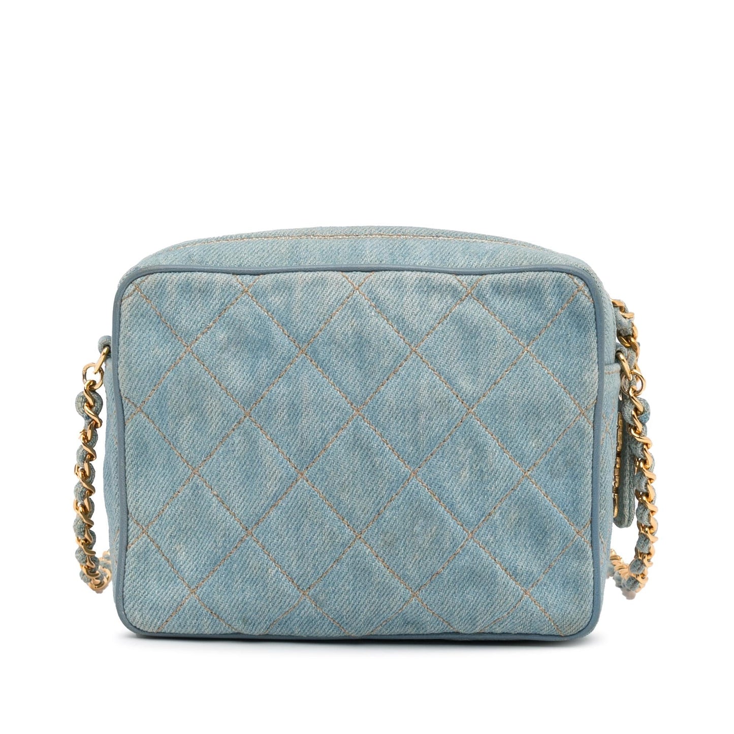 Chanel CC Denim Crossbody Bag (SHG-BPorar)