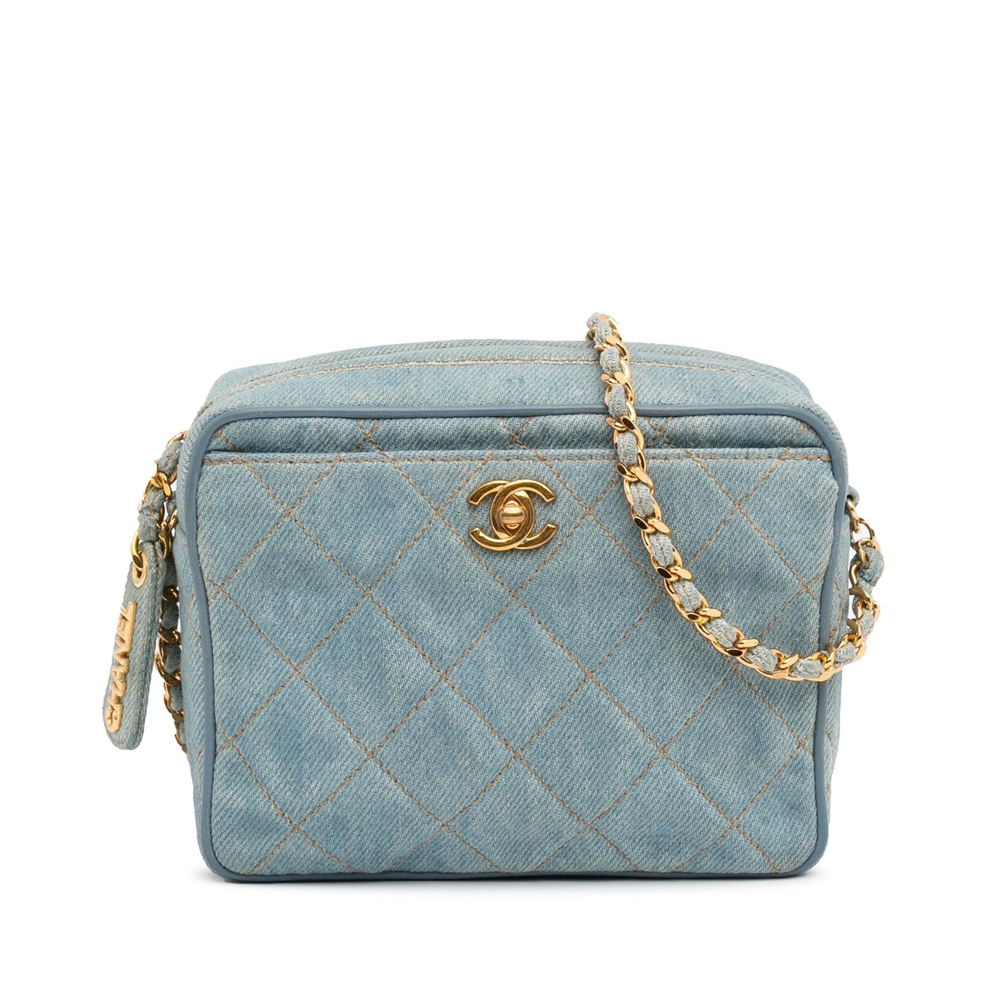 Chanel CC Denim Crossbody Bag (SHG-BPorar)