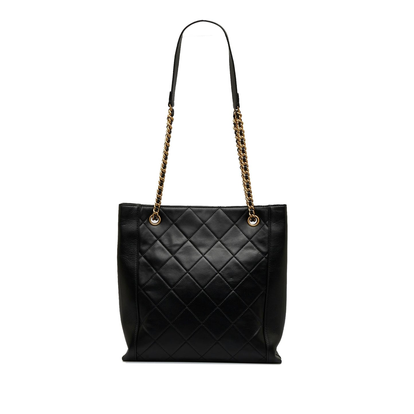 Chanel CC Front Pocket Calfskin Shopping Tote (SHG-AMS7oG)