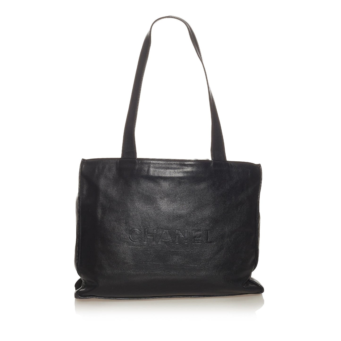 Chanel CC Lambskin Leather Tote Bag (SHG-27283)