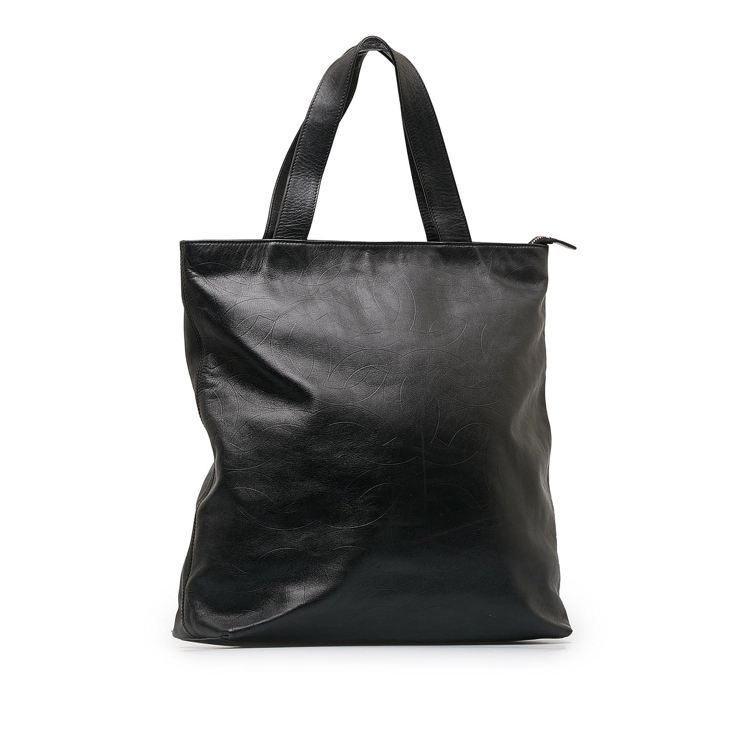 Chanel CC Lambskin Leather Tote (SHG-XkJzTx)