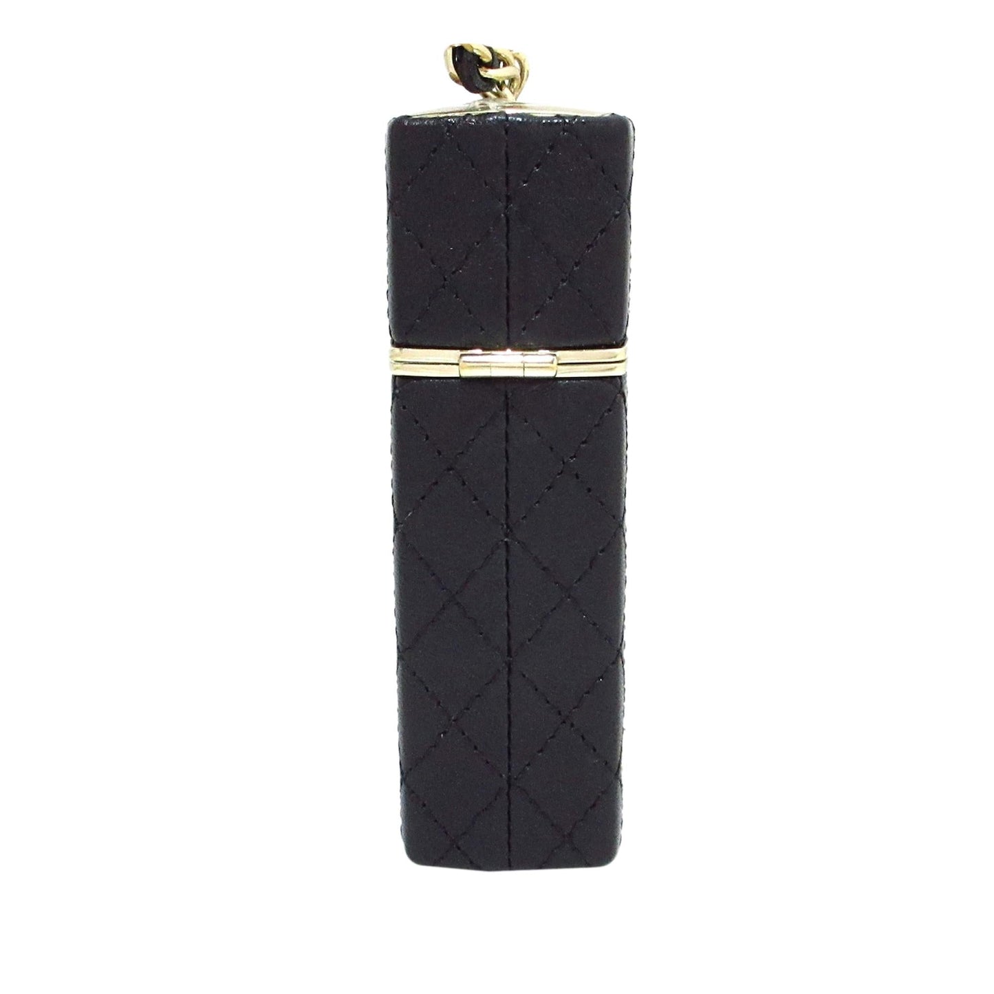 Chanel CC Lambskin Squared Lipstick Case on Chain