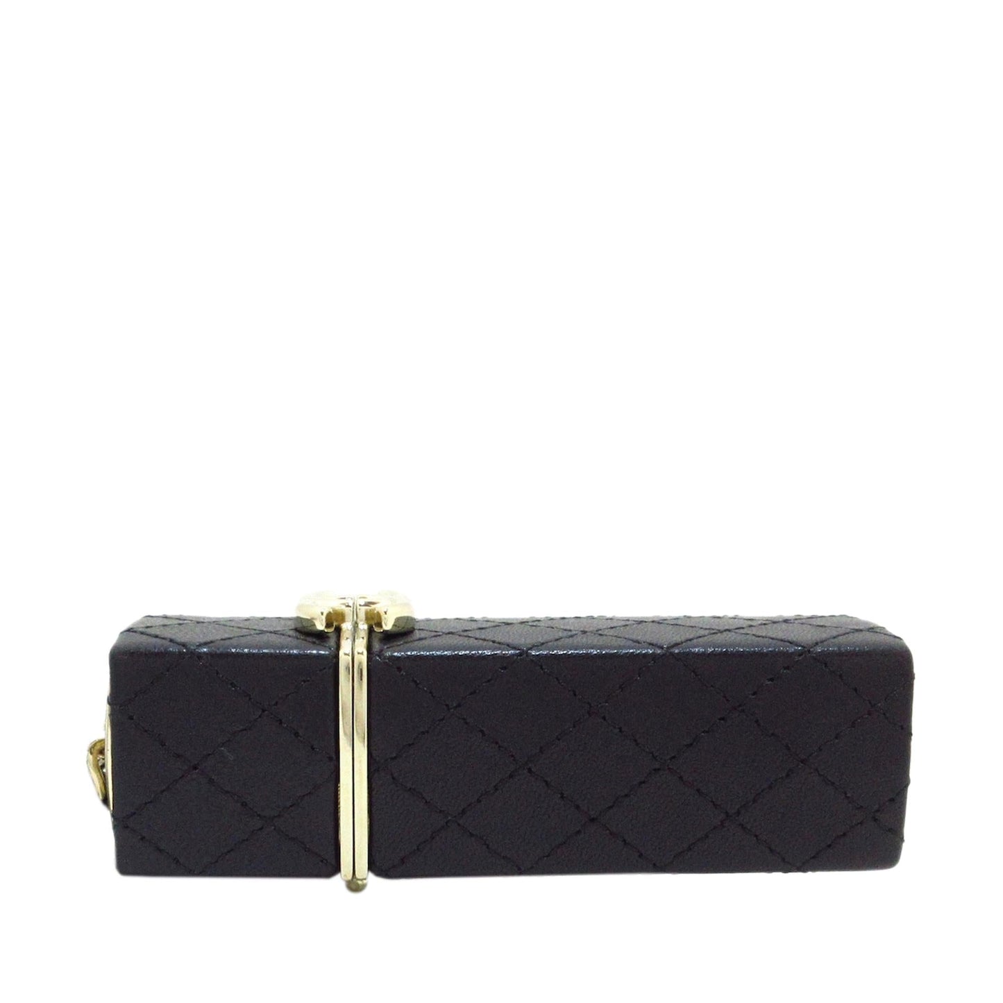 Chanel CC Lambskin Squared Lipstick Case on Chain