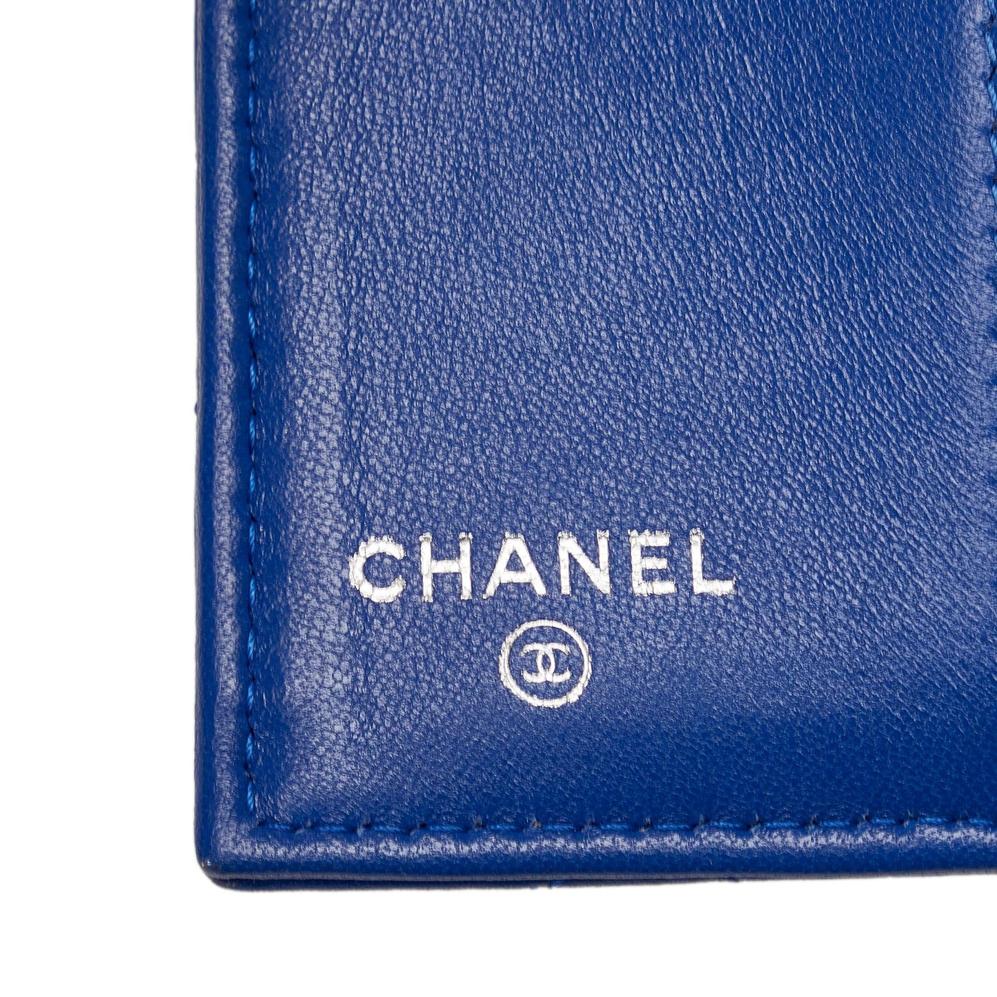 Chanel CC Lambskin Trifold Flap Wallet (SHG-pwFkiW)