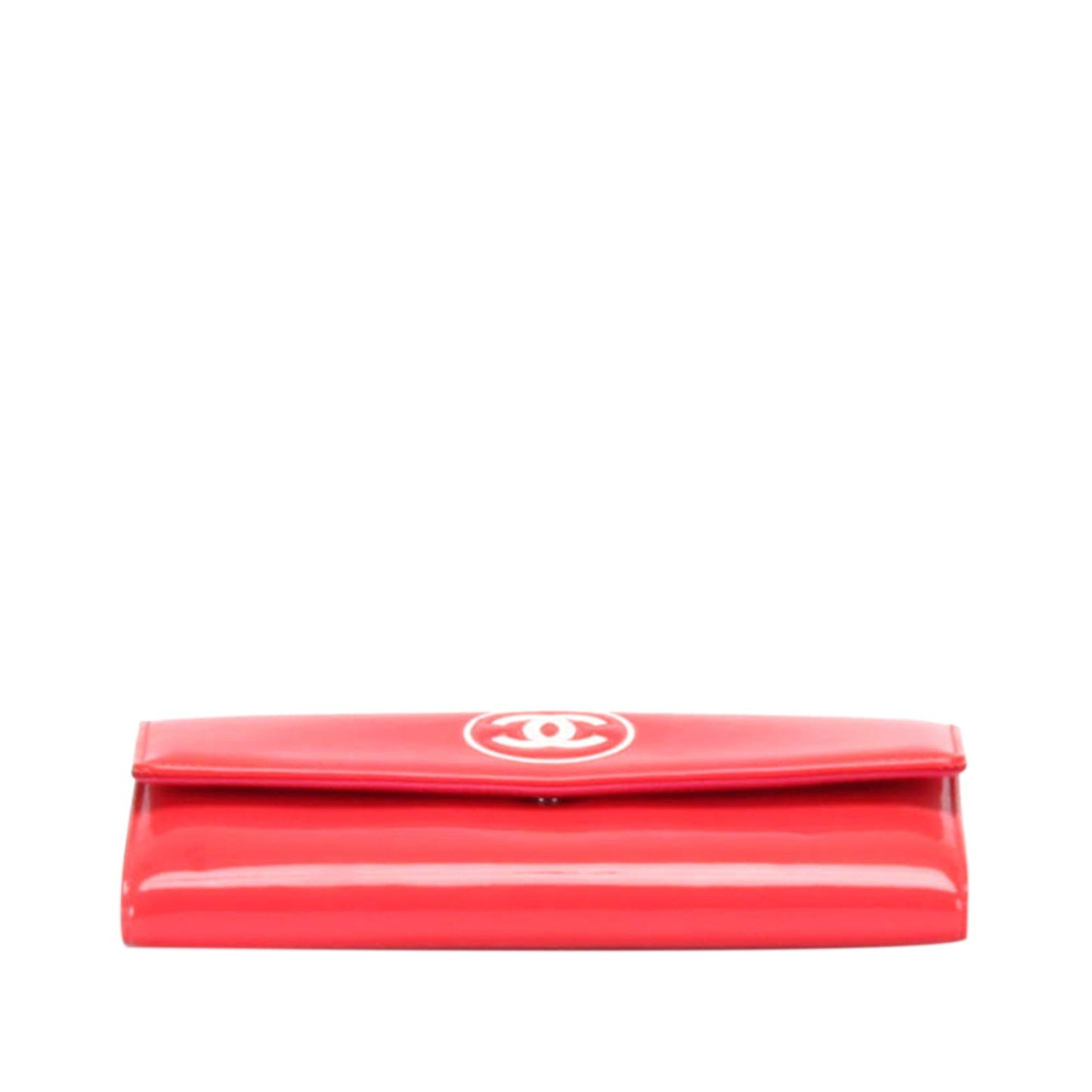 Chanel CC Patent Leather Long Wallet (SHG-28975)