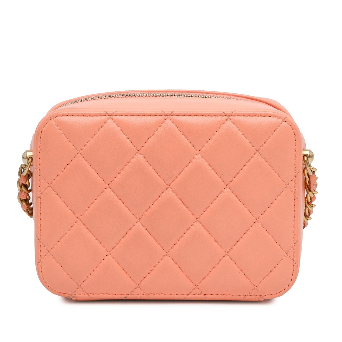 Chanel CC Quilted Lambskin Pearl Crush Camera Bag (SHG-DwY2S3)