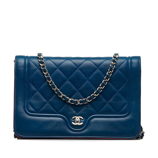 Chanel CC Quilted Lambskin Wallet On Chain (SHG-pNZxlK)