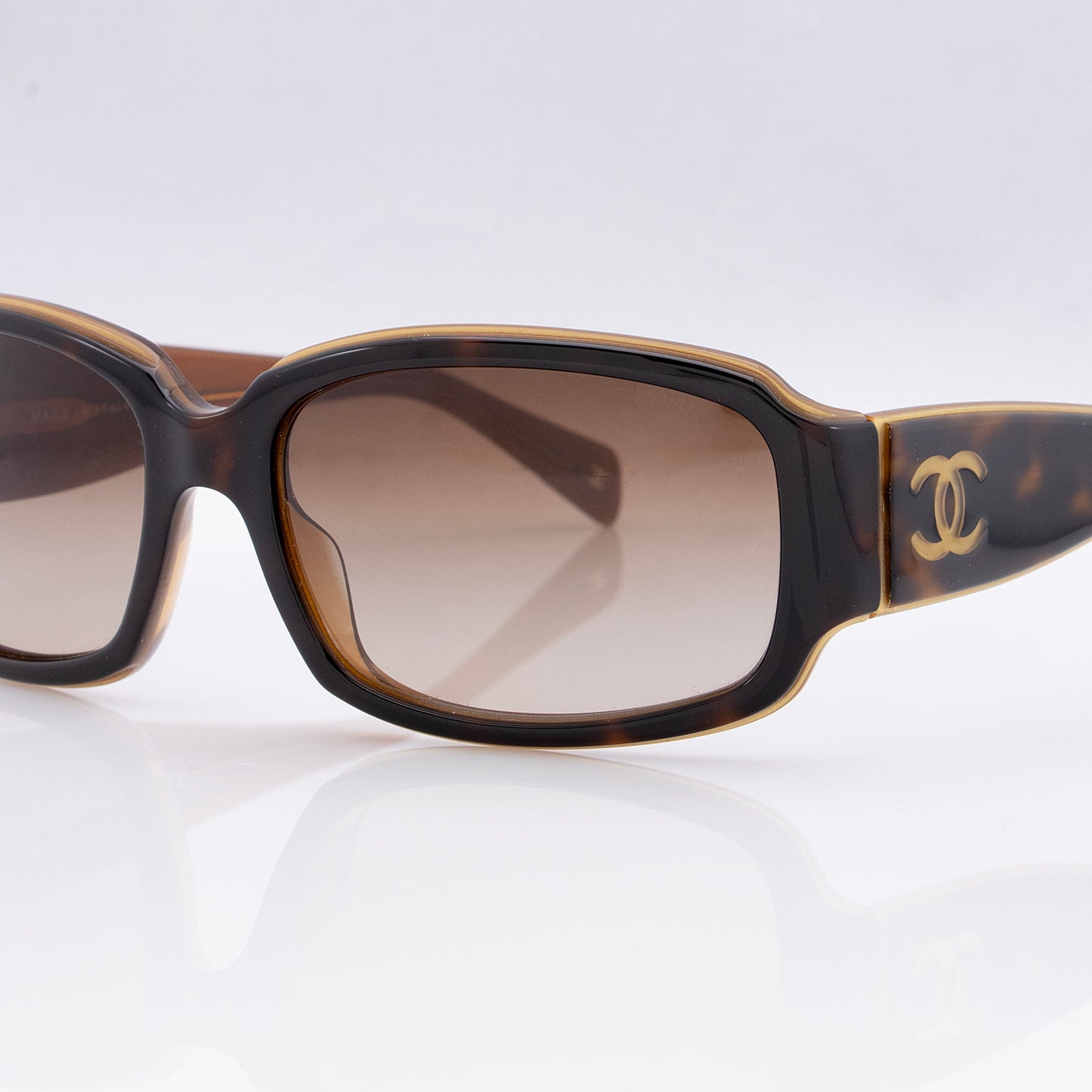 Chanel CC Rectangular Sunglasses (SHF-V2KUOv)