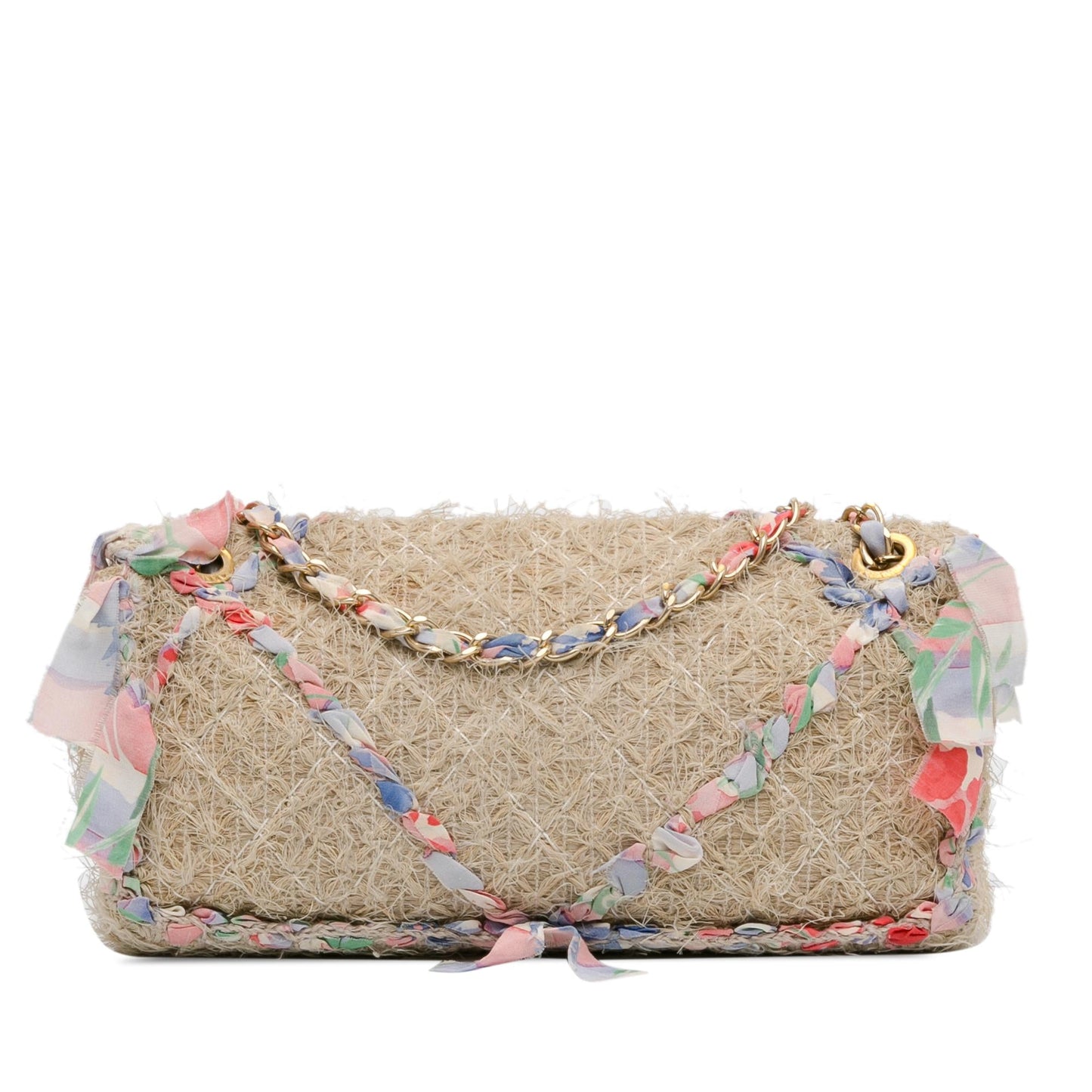 Chanel CC Straw Country Flap (SHG-gfeq4q)