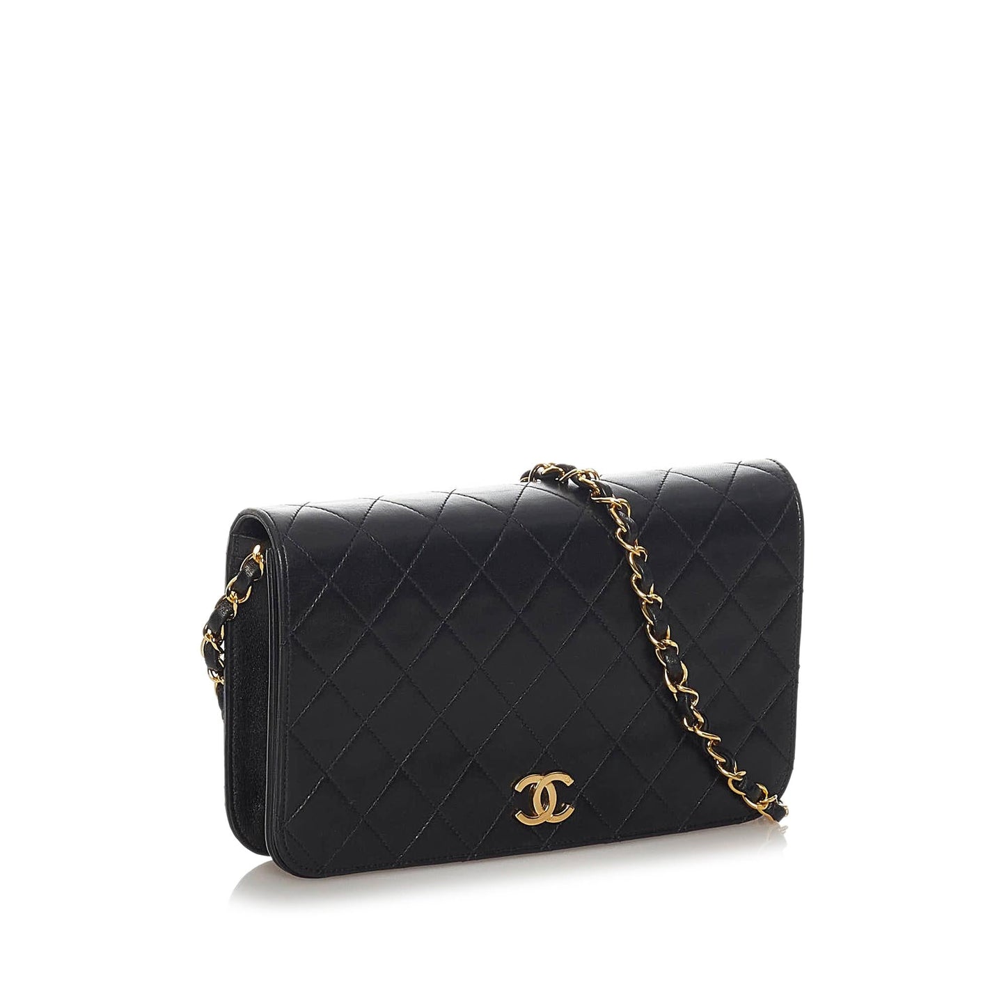 Chanel CC Timeless Lambskin Leather Crossbody Bag (SHG-35026)