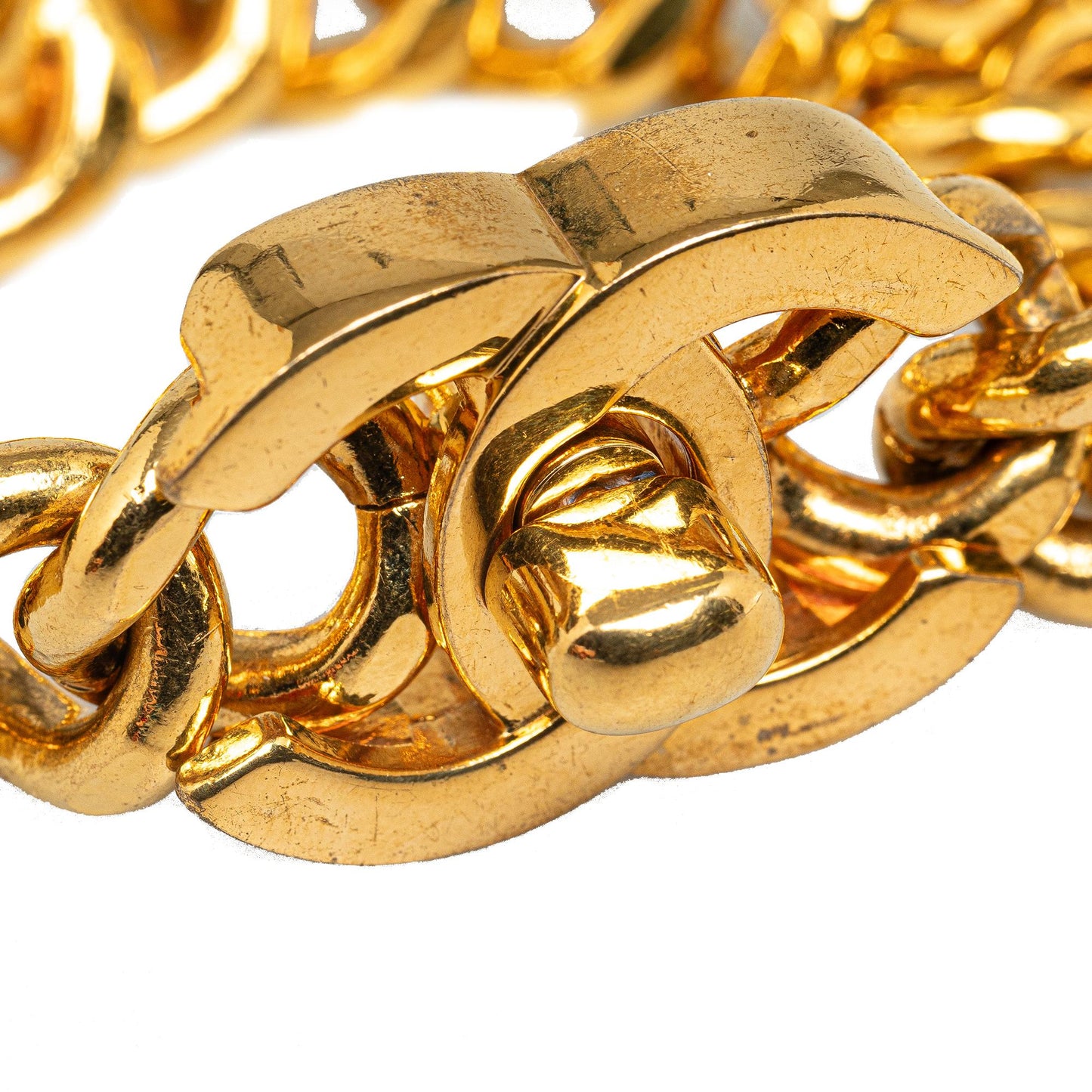 Chanel CC Turnlock Chain Bracelet (SHG-dz1t30)