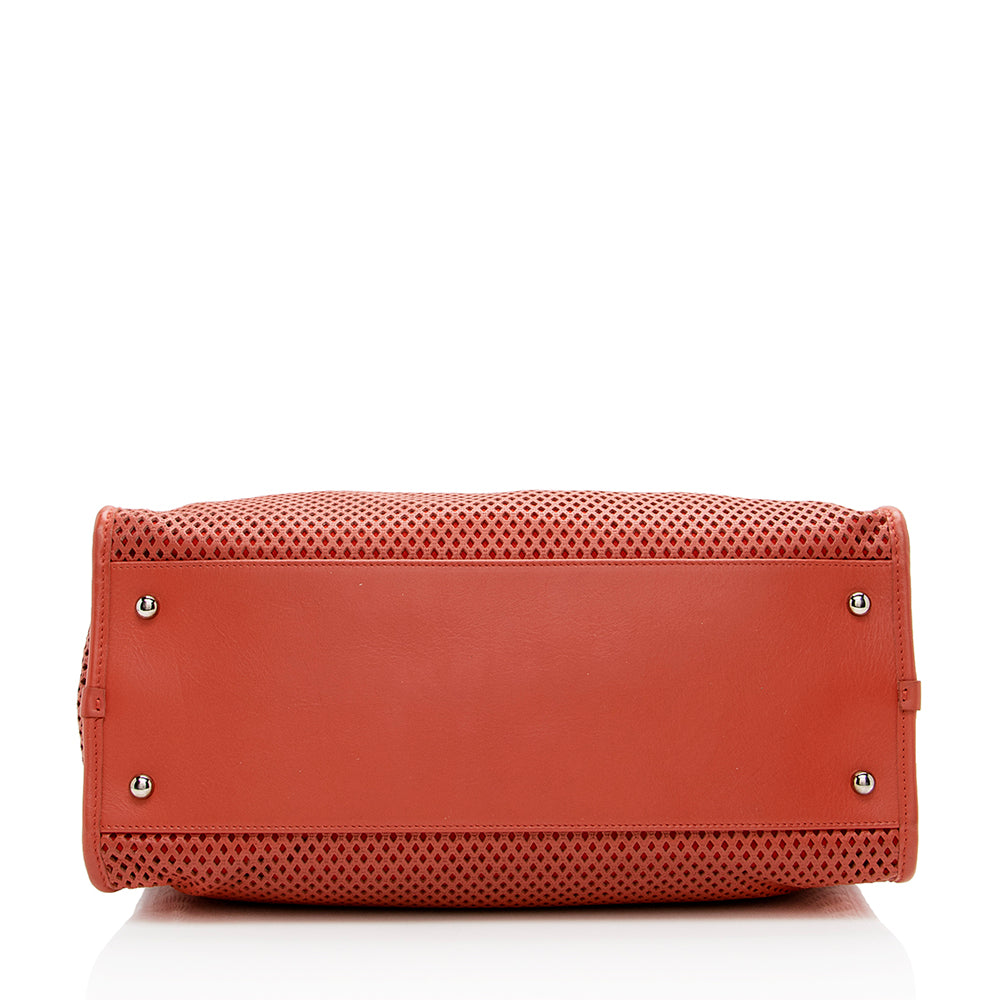 Chanel Perforated Calfskin Up In The Air Large Tote (SHF-16213)