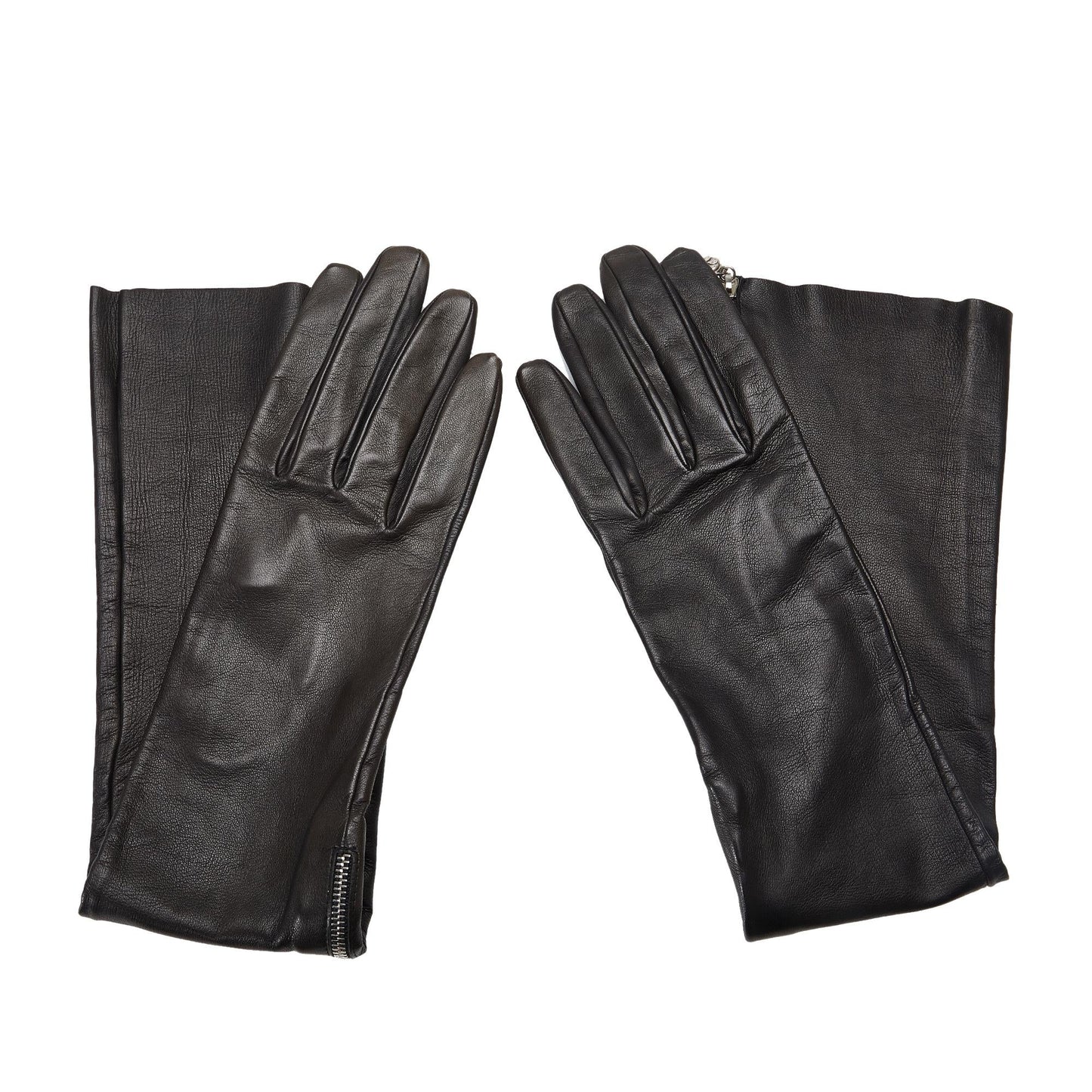 Chanel Camellia Lambskin Tall Gloves