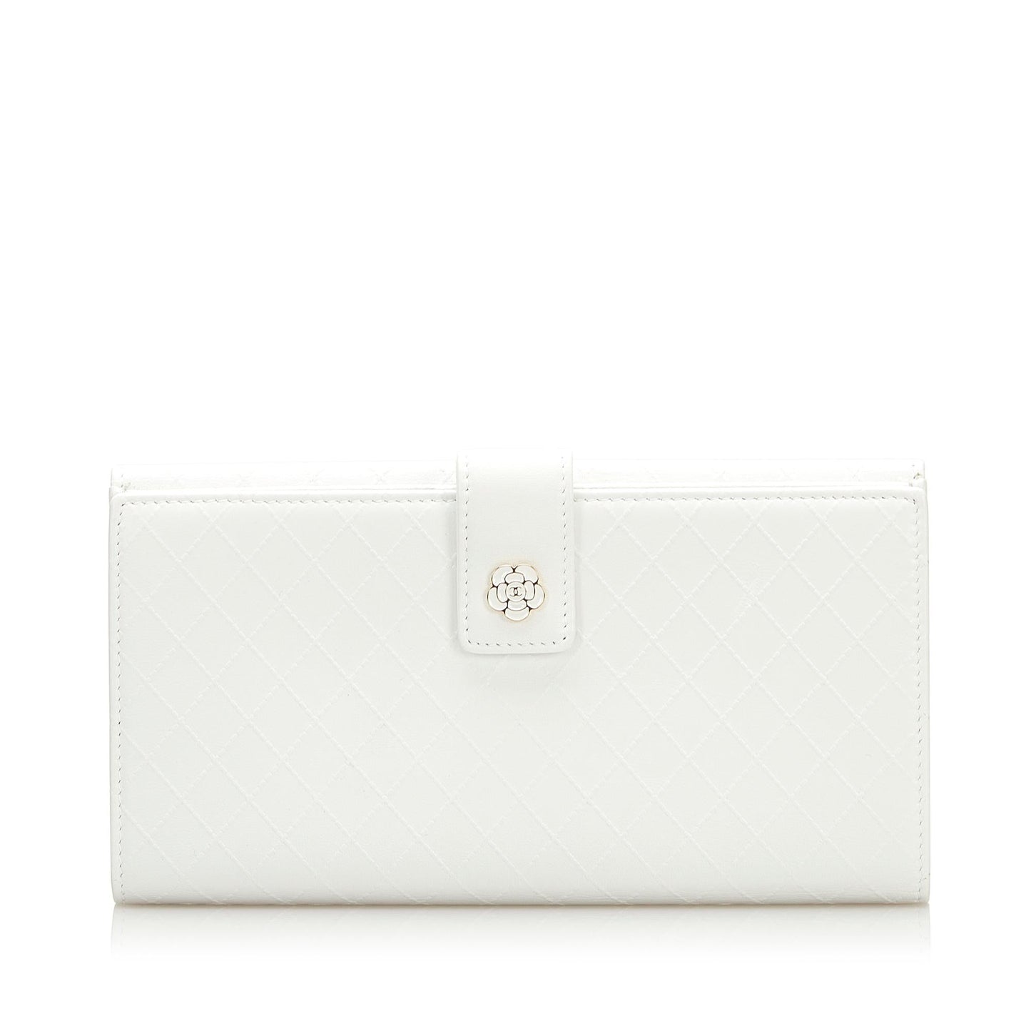 Chanel Camellia W Hook Long Wallet (SHG-BBwntC)