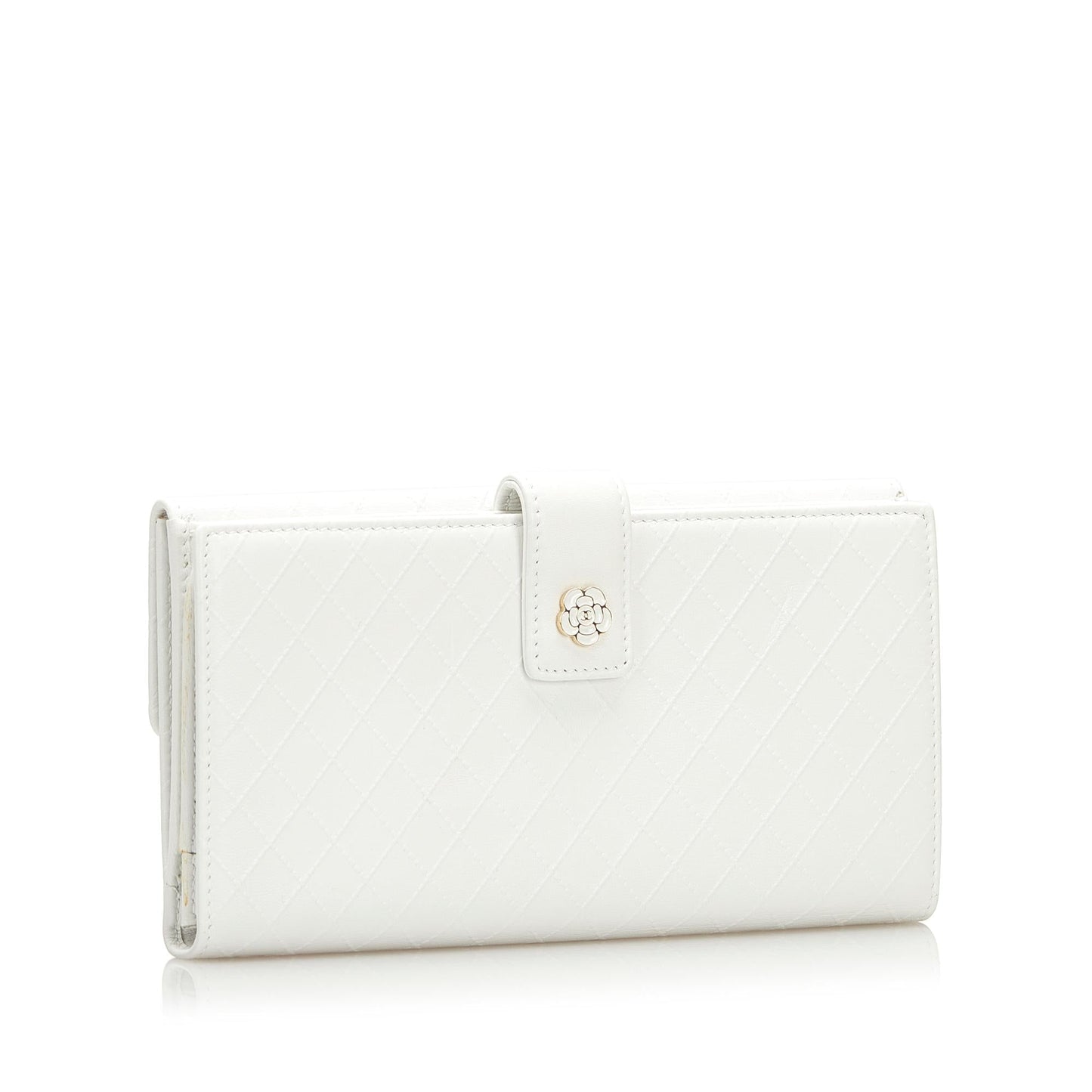 Chanel Camellia W Hook Long Wallet (SHG-BBwntC)