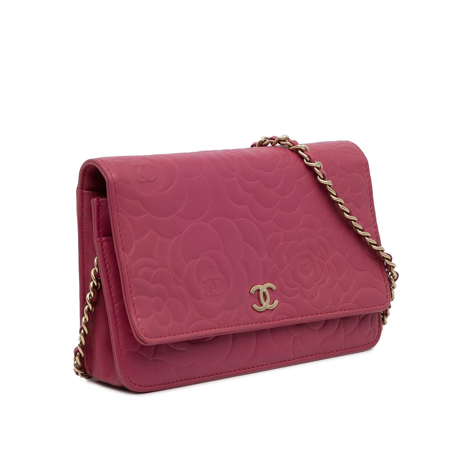 Chanel Camellia Wallet On Chain (SHG-psLbBn)