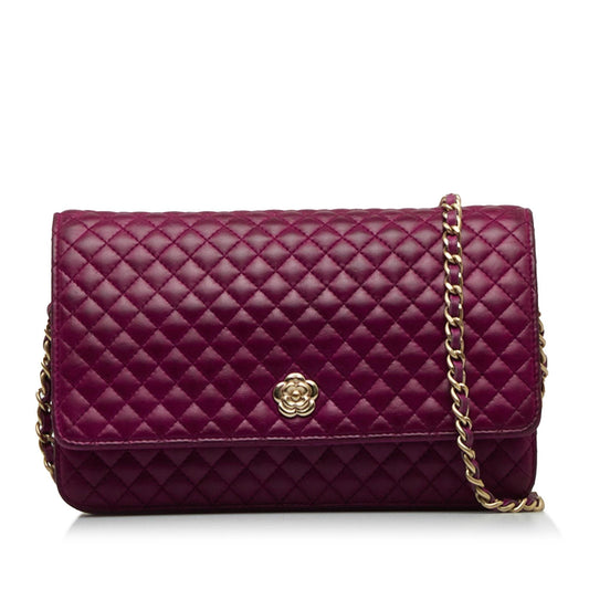 Chanel Camellia Wallet On Chain (SHG-1XuqTd)