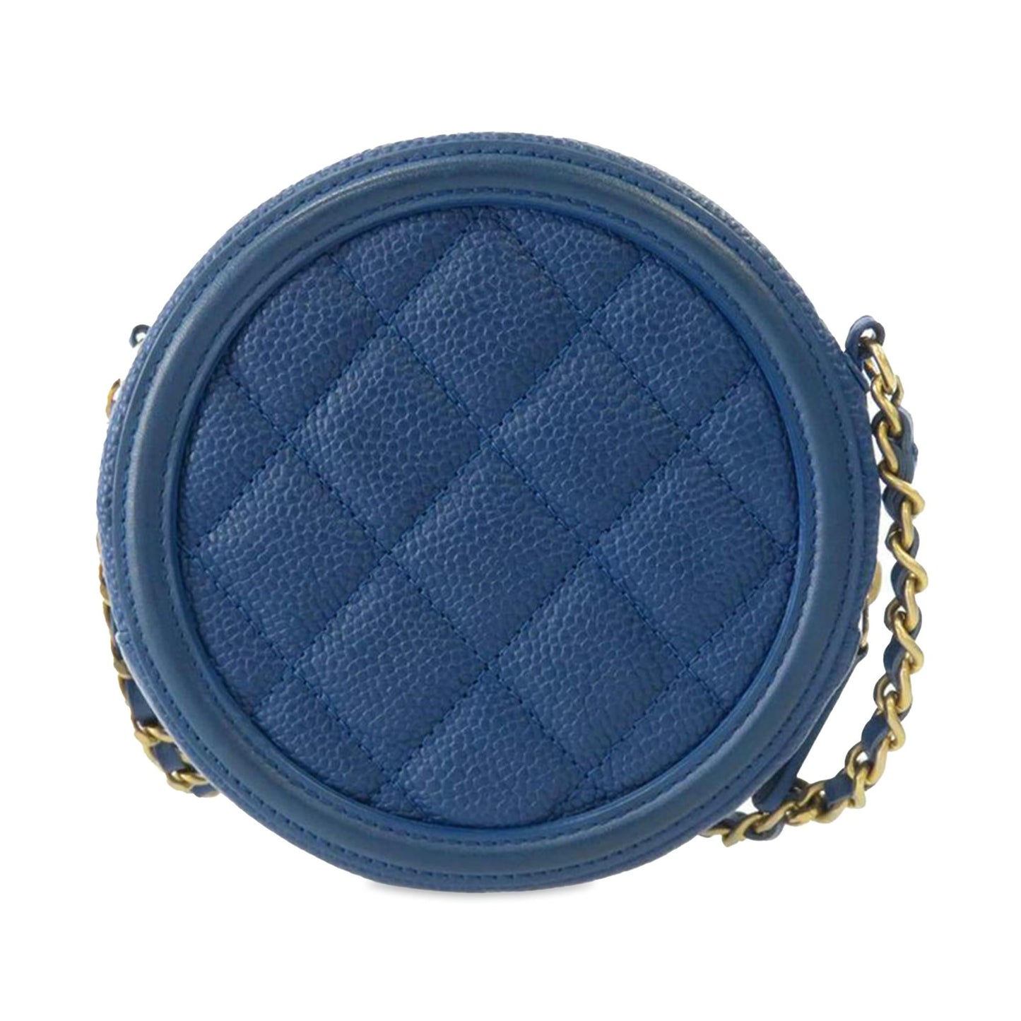 Chanel Caviar CC Filigree Round Crossbody (SHG-mZOwMh)