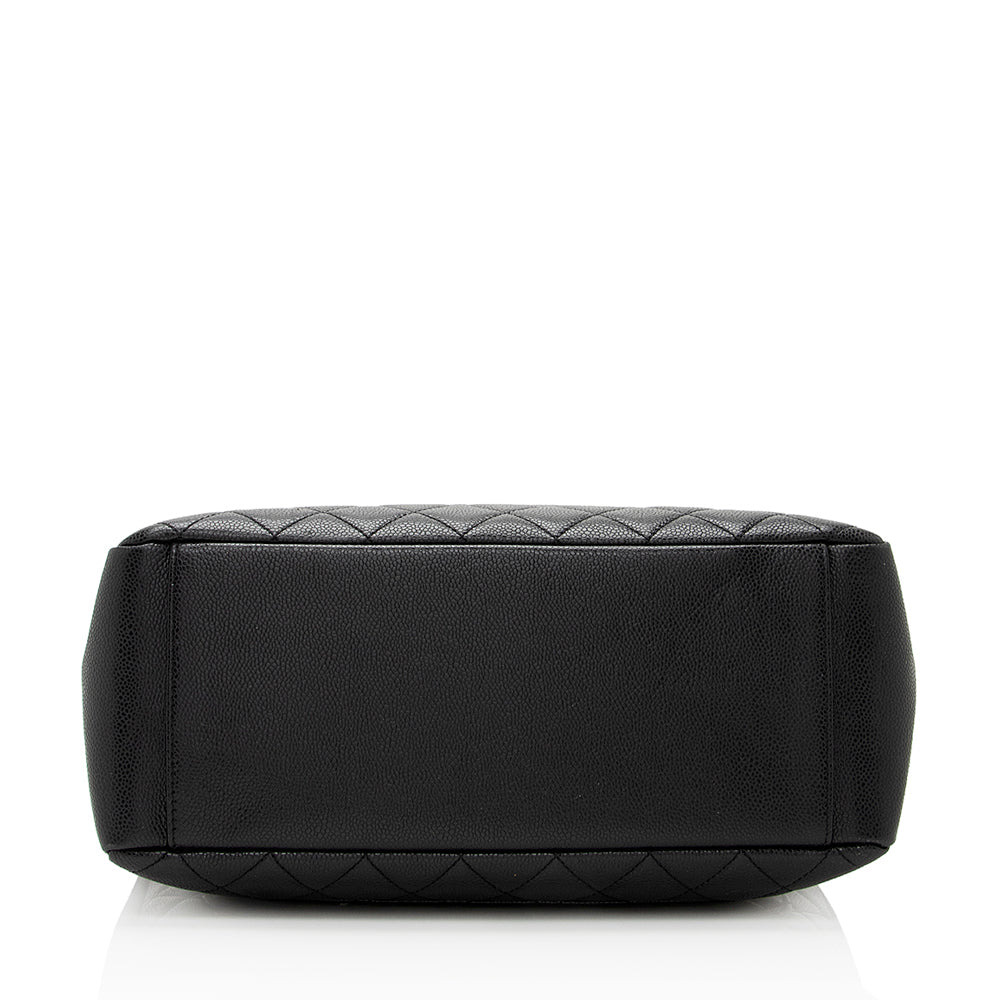 Chanel Caviar Leather Grand Shopping Tote (SHF-21628)