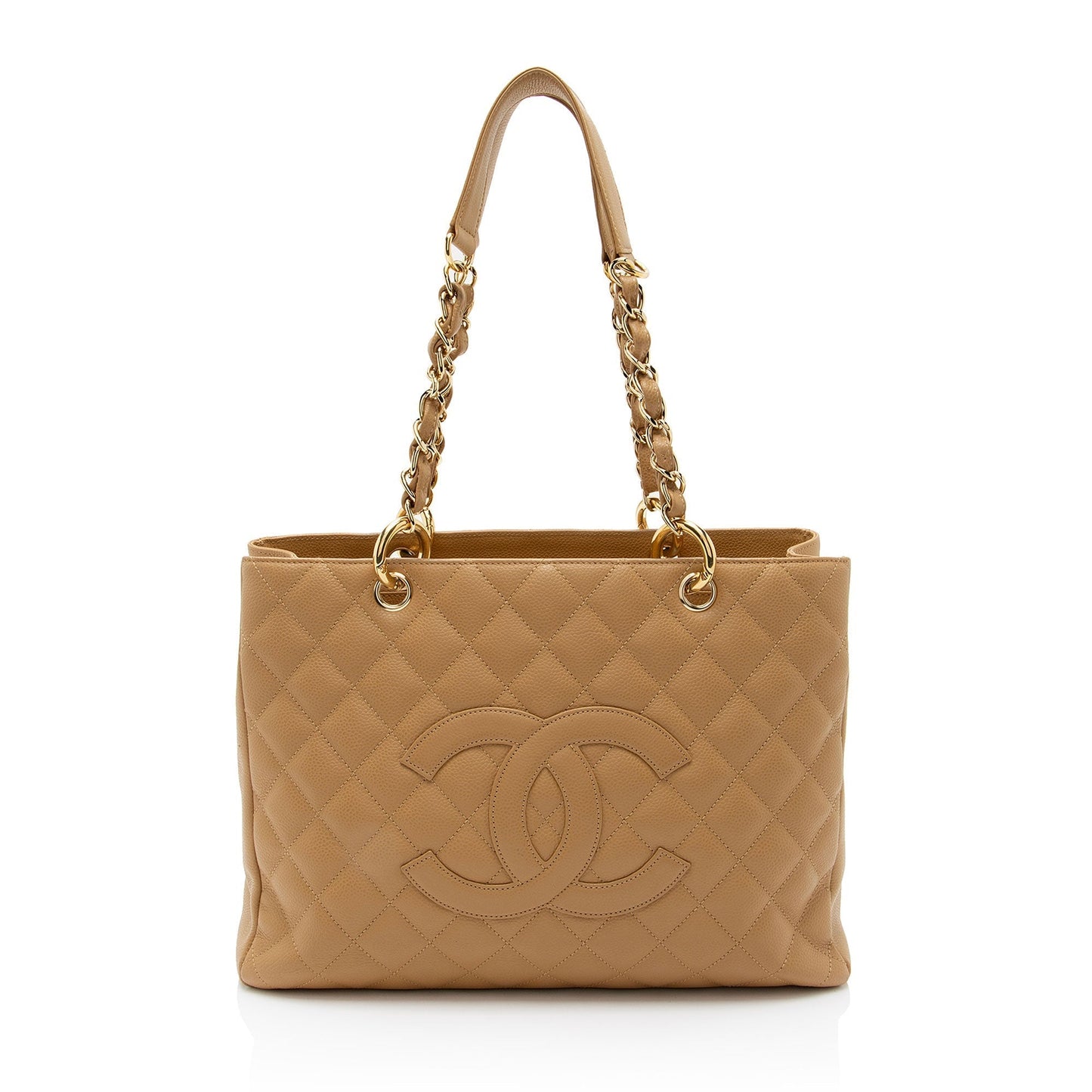 Chanel Caviar Leather Grand Shopping Tote (SHF-bjusbT)