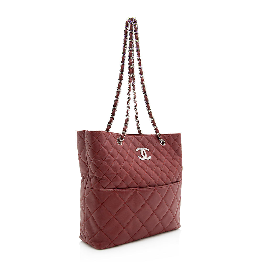 Chanel Caviar Leather In The Business North South Tote (SHF-19581)
