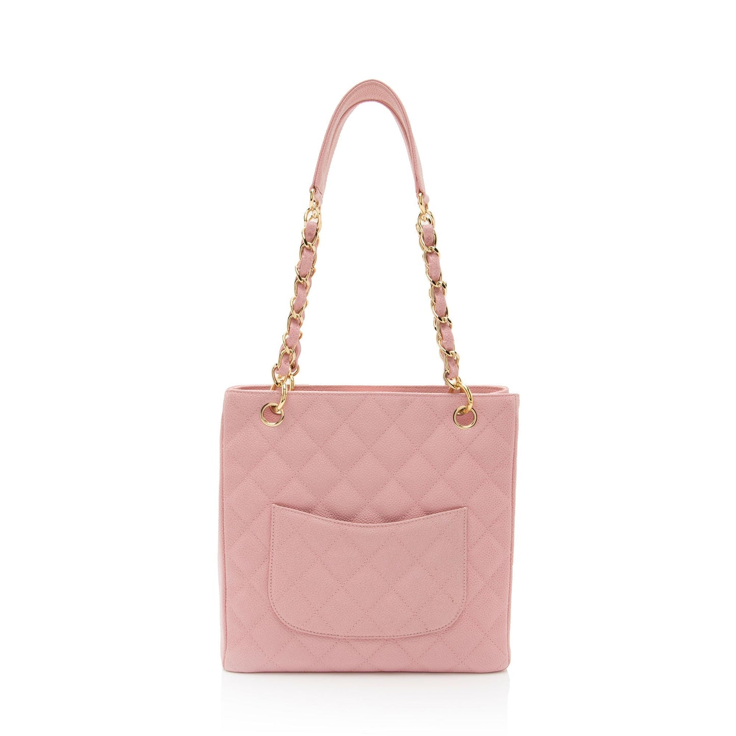 Chanel Caviar Leather Petite Shopping Tote (SHF-yT2Qvc)