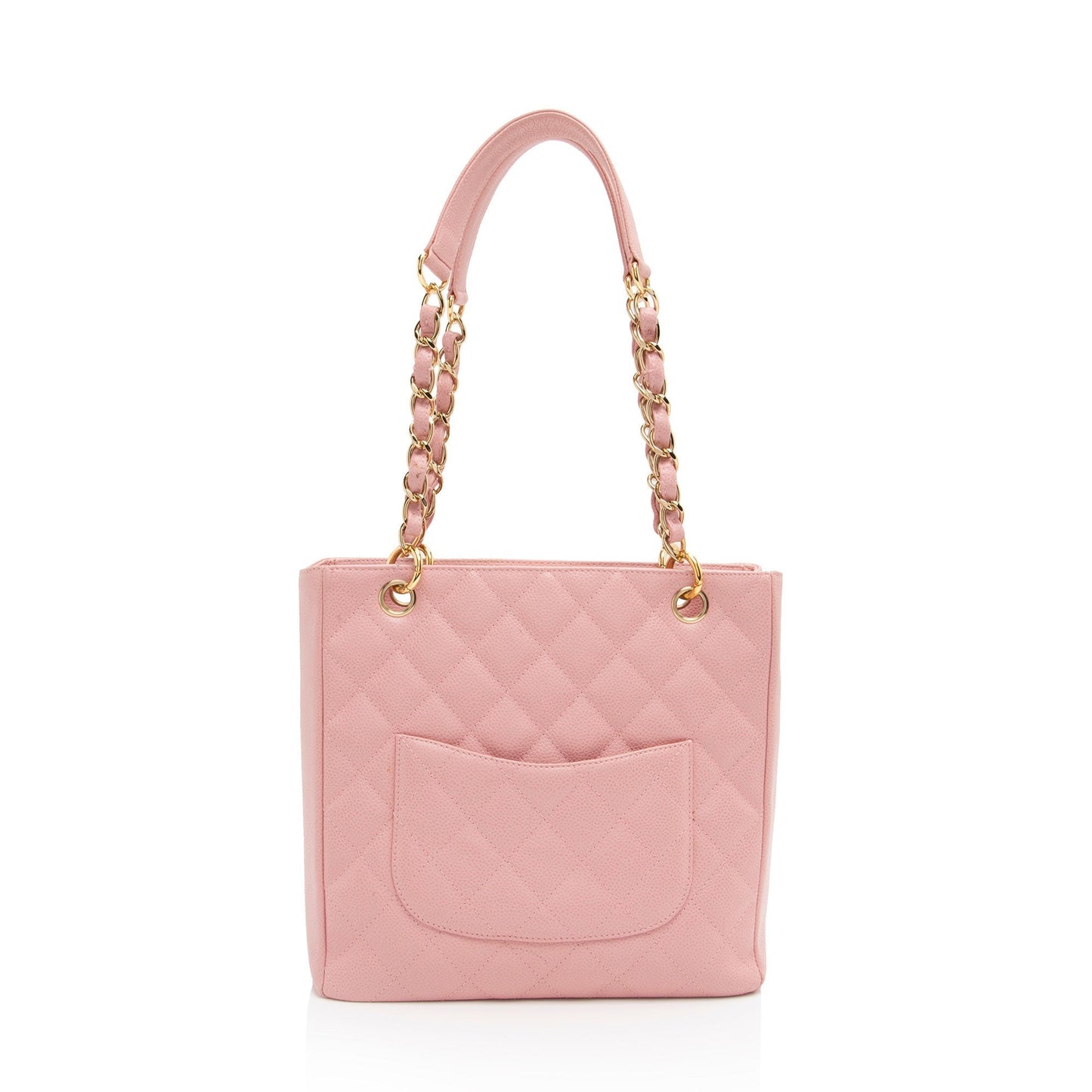 Chanel Caviar Leather Petite Shopping Tote (SHF-ChQICD)