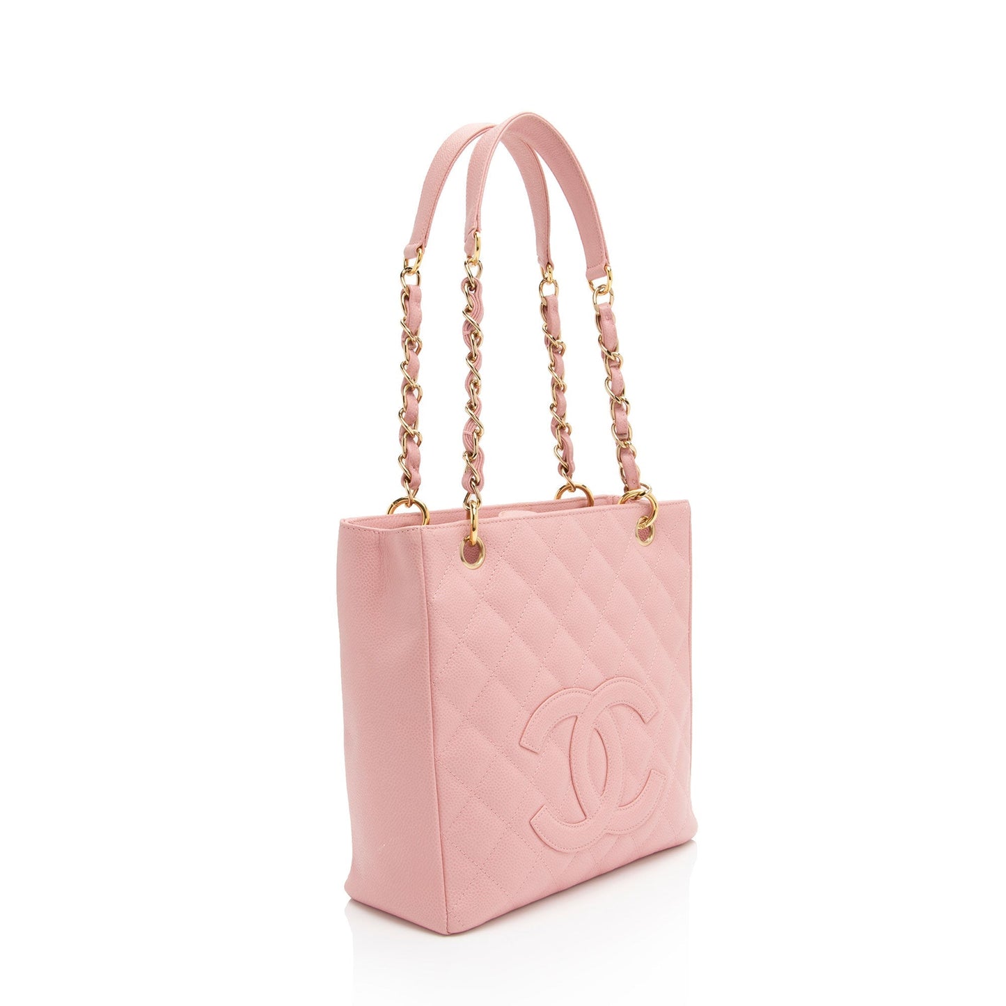 Chanel Caviar Leather Petite Shopping Tote (SHF-ChQICD)