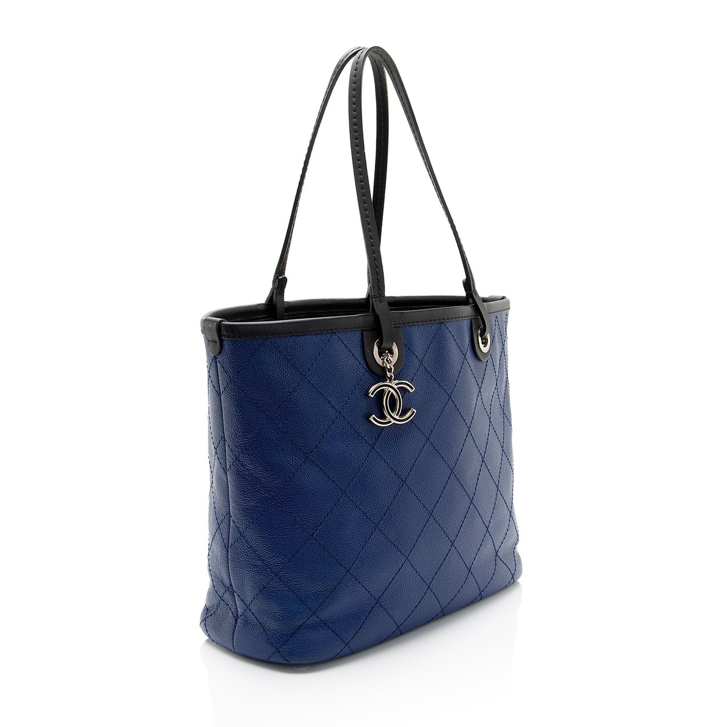 Chanel Caviar Leather Shopping Fever Small Tote (SHF-eVTnAx)