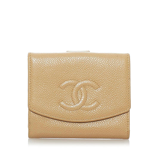 Chanel Caviar Leather Wallet (SHG-33294)