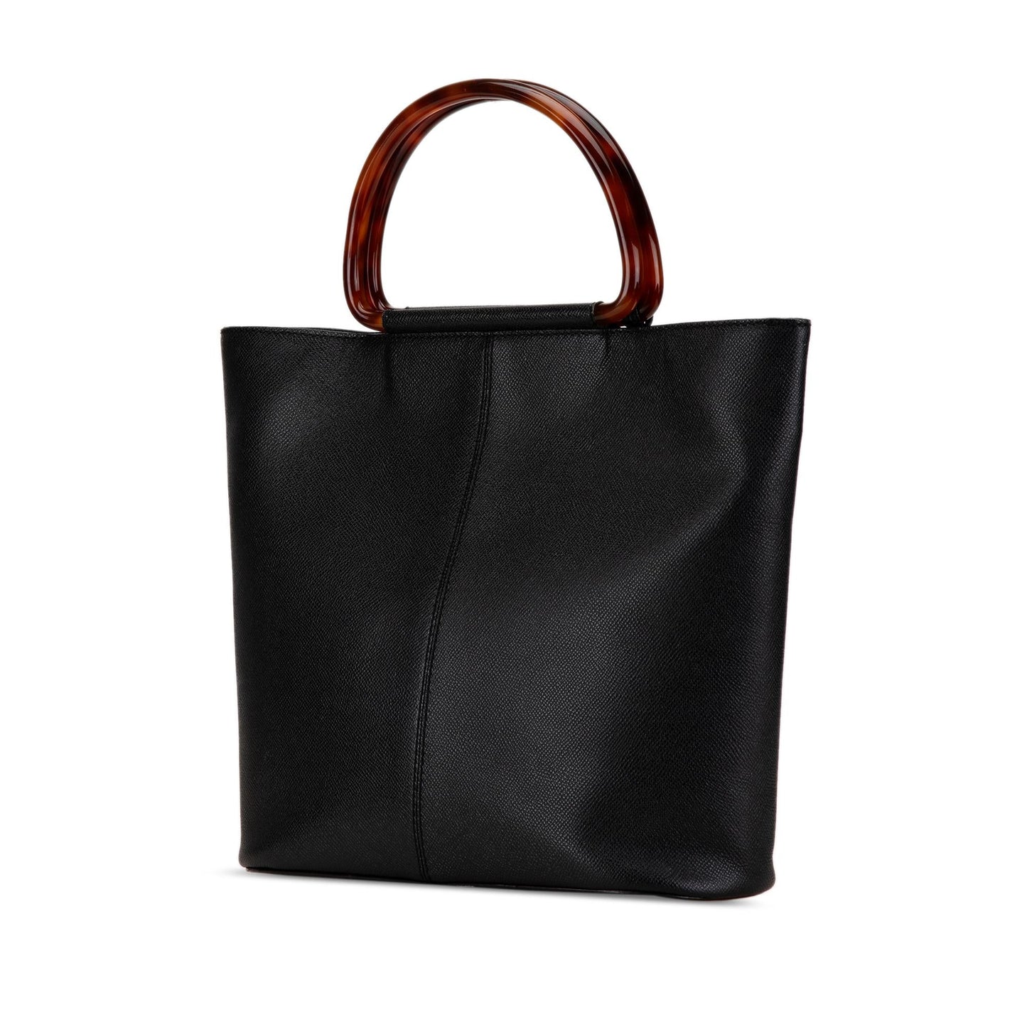 Chanel Caviar Tortoise Top Handle Tote (SHG-Lgpf8b)