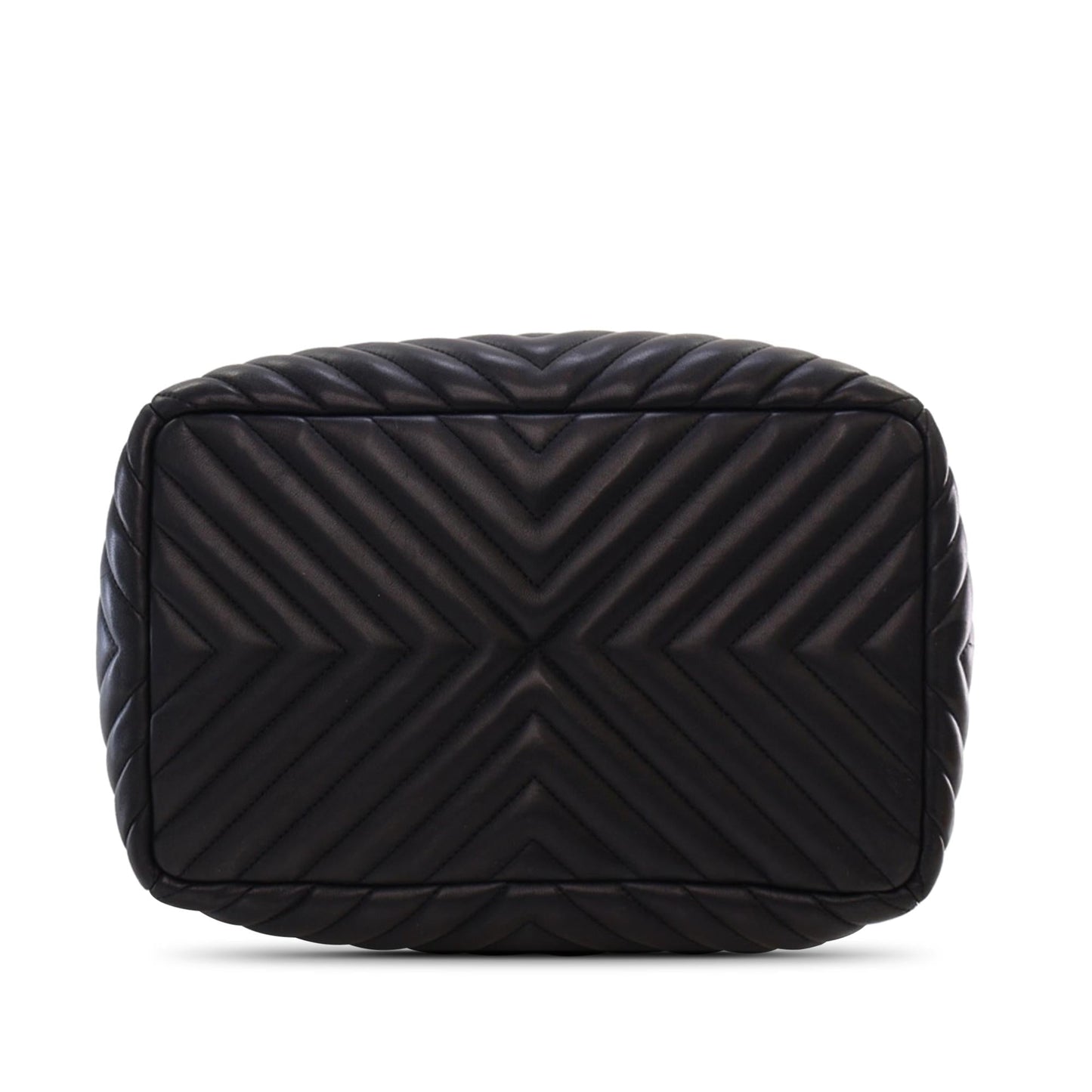 Chanel Chevron Calfskin Urban Spirit Bucket Bag (SHG-1h2tvq)
