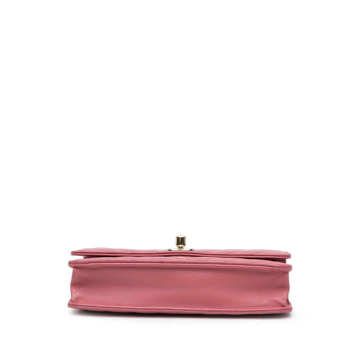 Chanel Chevron Quilted Lambskin Trendy CC Wallet on Chain (SHG-2KK0Ka)