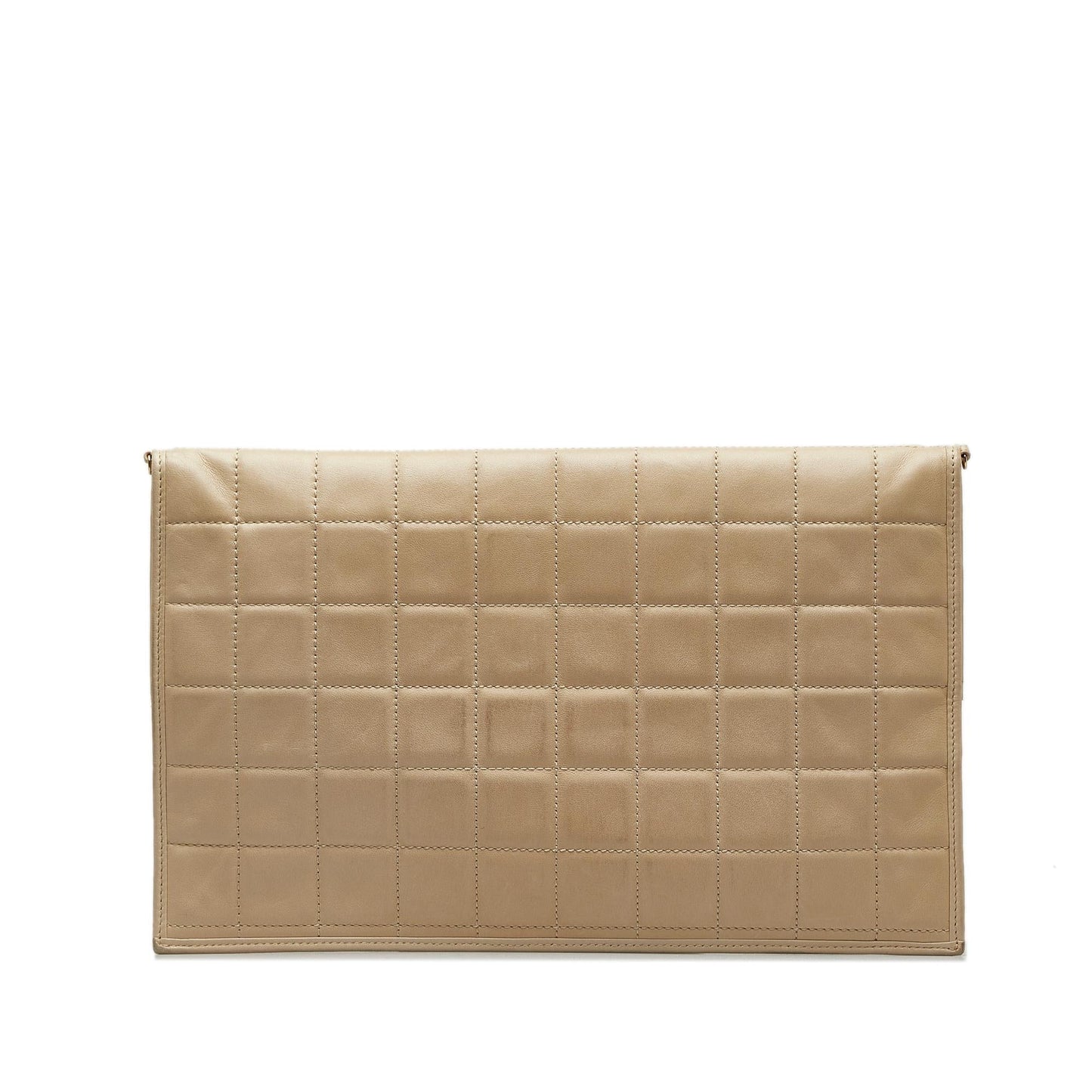 Chanel Choco Bar Fold-Over Satchel