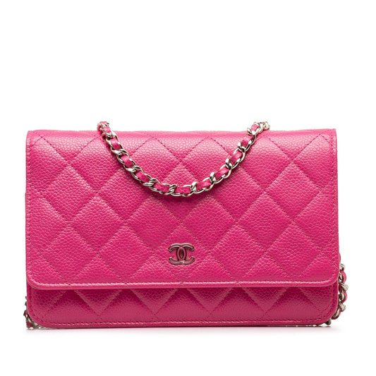 Chanel Classic Caviar Wallet On Chain (SHG-A43QeZ)