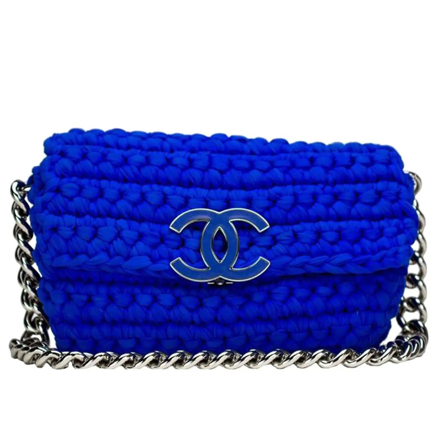 CHANEL CLASSIC FLAP CROCHET COLLECTORS SHOULDER BAG