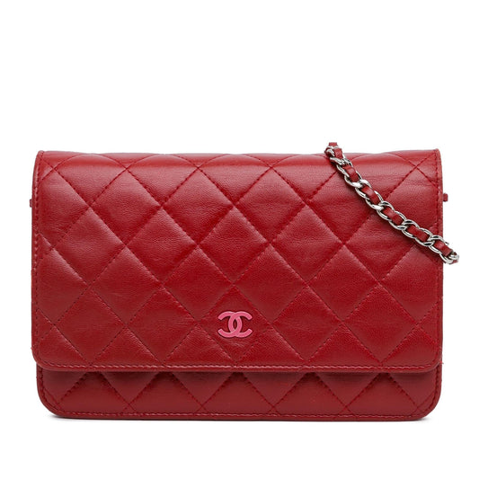 Chanel Classic Lambskin Wallet on Chain (SHG-1JtIAe)
