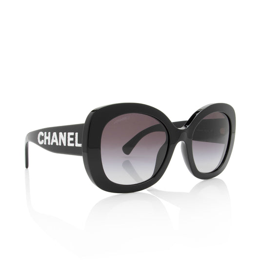 Chanel Crystal Logo Sunglasses
