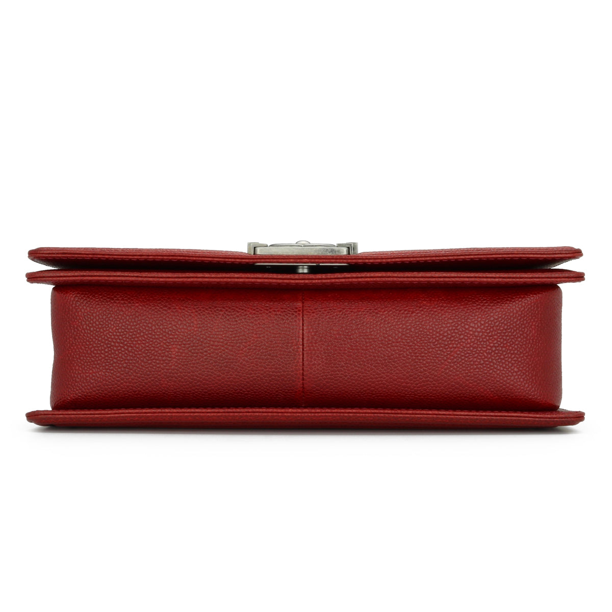 Chanel New Medium Boy Dark Red Caviar Ruthenium Hardware 2014
