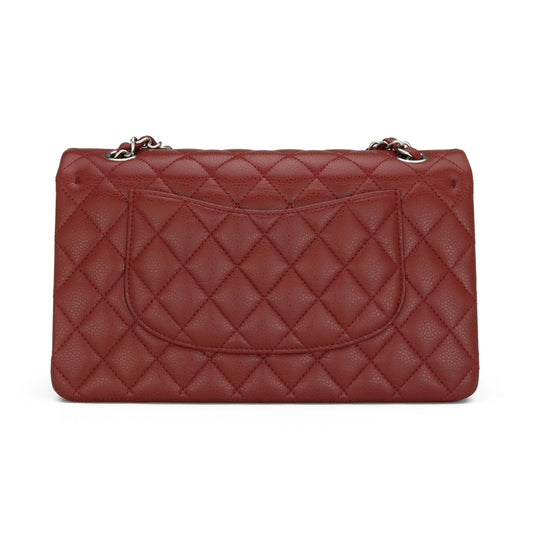 Chanel Classic Double Flap Medium Dark Red Caviar 2013