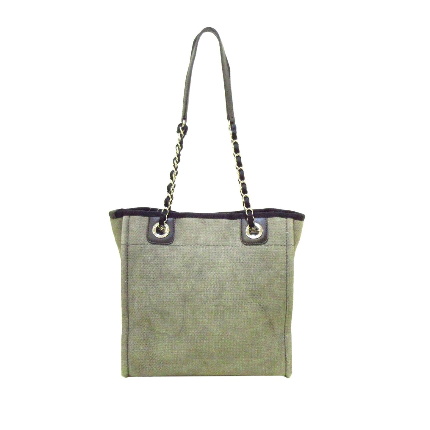 Chanel Deauville Canvas Tote Bag (SHG-26193)