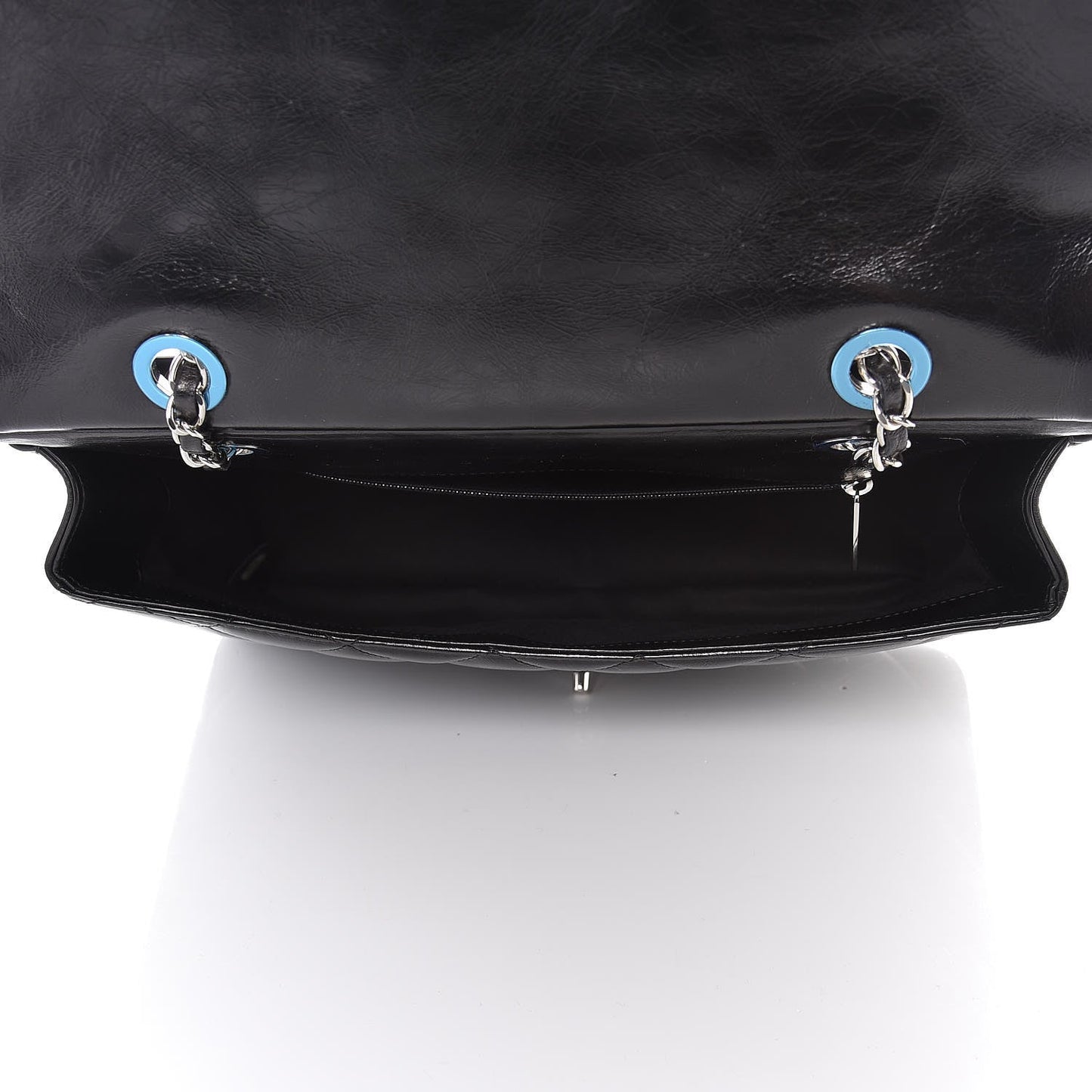 CHANEL Glazed Calfskin Quilted Small CC Delivery Tote