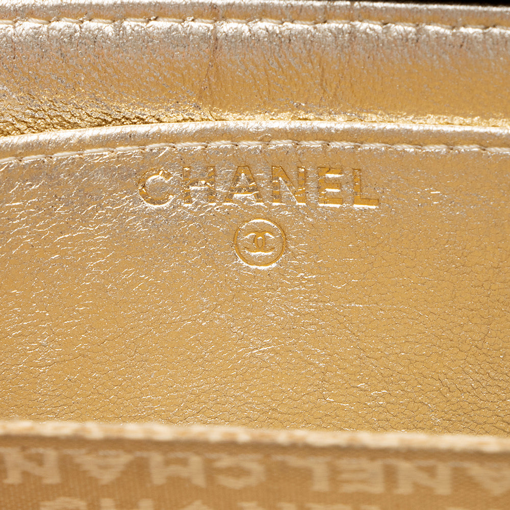 Chanel Denim CC Zip Around Wallet (SHF-16443)