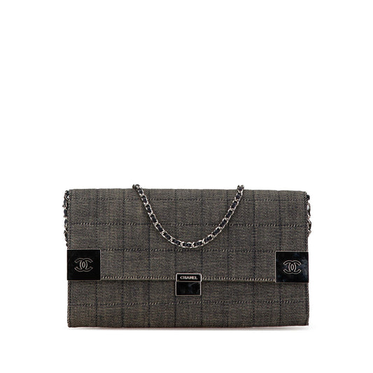 Chanel Denim Choco Bar Chain Flap (SHG-rRGtBB)