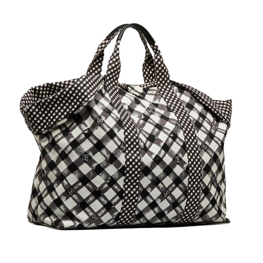 Chanel Gingham XXL Tote