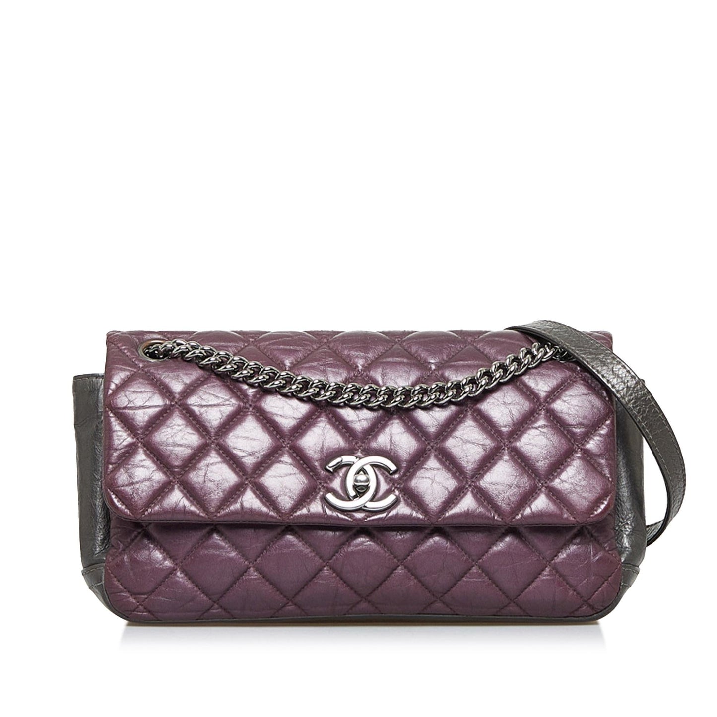 Chanel Glazed Matelasse Portobello Flap Bag (SHG-mJ667g)