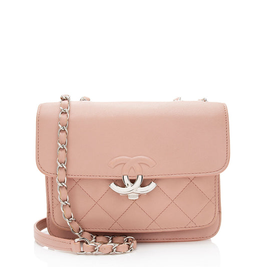 Chanel Goatskin CC Box Flap Bag (SHF-3UcdU5)