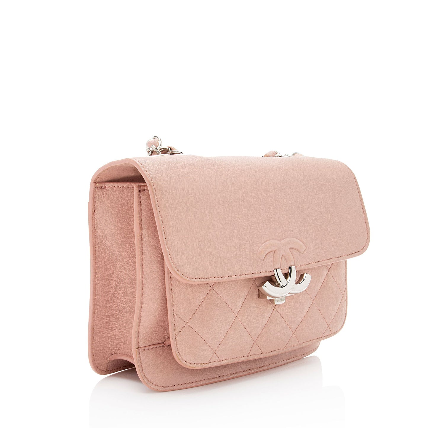 Chanel Goatskin CC Box Flap Bag (SHF-3UcdU5)