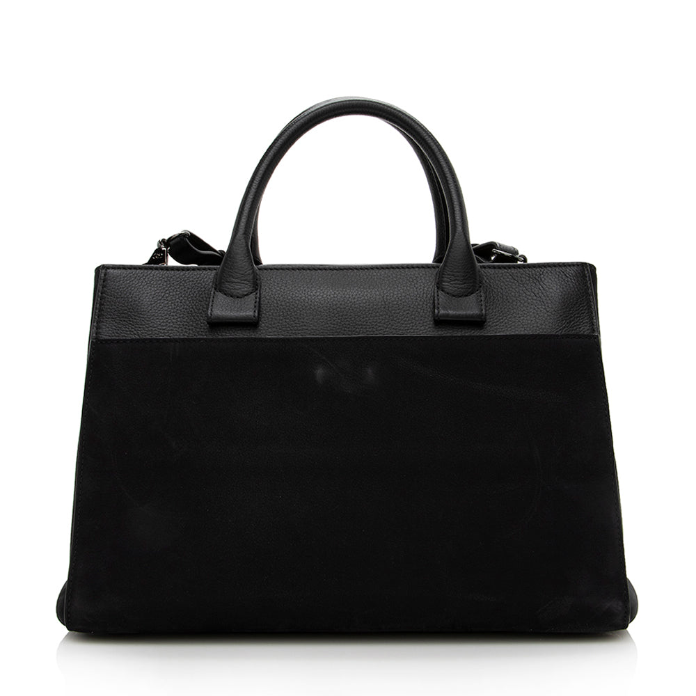 Chanel Grained Calfskin Suede Neo Executive Large Shopping Tote (SHF-16755)