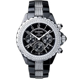 CHANEL J12 Chronograph Diamond Unisex Watch